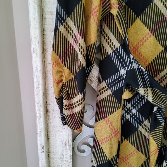 Madison Leigh 3/4 Gathered Sleeve Sash Tie Waist Belt Removable Cowl Neck Dress - Picture 5 of 9